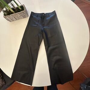 Zara faux leather pants